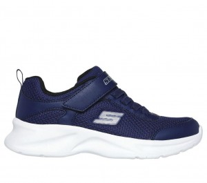 Navy Skechers Dynamatic Boys' Sneakers | NLZB-58769