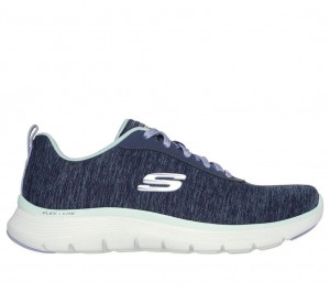 Navy Skechers Flex Appeal 5.0 - Modern Times Women's Sneakers | BPGW-65924