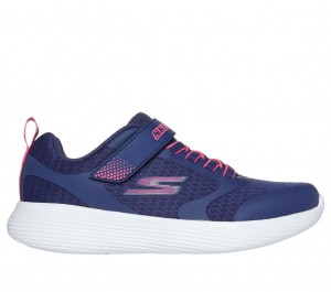 Navy Skechers Go Run 400 V2 - Venice Morning Girls' Sneakers | RVUZ-68701