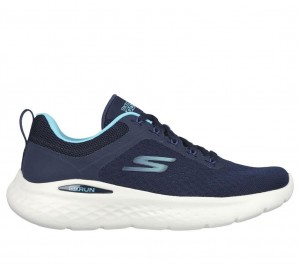 Navy Skechers Go Run Lite Women's Sneakers | SZLI-37594