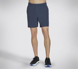 Navy Skechers Go Stretch Ultra 7 Inch Men's Shorts | JBWV-61087