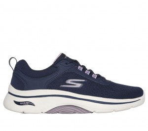 Navy Skechers Go Walk Arch Fit 2.0 - Balin Women's Sneakers | NFRQ-38204