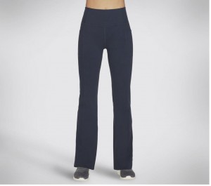 Navy Skechers Go Walk Evolution Ii Flare Women's Pants | AVHZ-17938