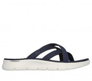 Navy Skechers Go Walk Flex - Express Women's Sandals | HOYV-83127