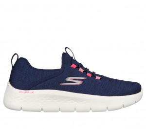 Navy Skechers Go Walk Flex - Lucy Women's Sneakers | GBKT-97260