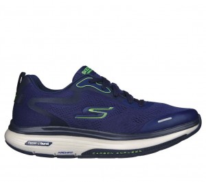 Navy Skechers Go Walk Workout Walker - Keep Up Men's Sneakers | QOXH-42710