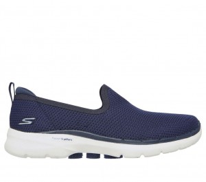 Navy Skechers Gowalk 6 - Clear Virtue Women's Sneakers | OVXL-69382