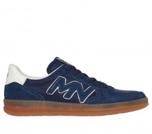 Navy Skechers Mark Nason: New Wave Cup - The Racket Men's Walking Shoes | MDJH-59260