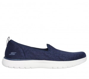 Navy Skechers On The Go Flex - Eden Women's Flats | LFSW-12694