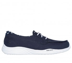 Navy Skechers On The Go Ideal - Picnic Perfect Women's Slip On | ZNOY-03478