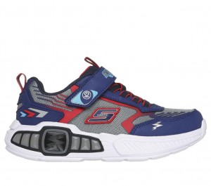 Navy Skechers S Lights: Light Storm 3.0 Boys' Sneakers | SCEU-17602