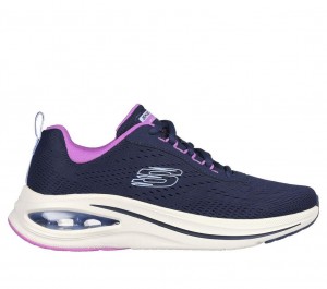 Navy Skechers Skech-air Meta - Aired Out Women's Sneakers | BLRS-92135