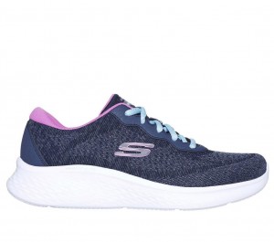 Navy Skechers Skech-lite Pro - Cute Debut Women's Sneakers | EXNR-63751