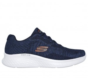 Navy Skechers Skech-lite Pro - Faregrove Men's Sneakers | ESVZ-70965