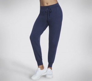 Navy Skechers Skechluxe Restful Jogger Women's Pants | YPJK-80439