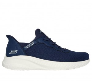 Navy Skechers Slip-ins: Bobs Sport Squad Chaos Men's Sneakers | ZSUV-12097