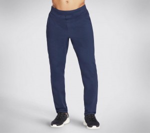 Navy Skechers Slip-ins Controller Tapered Men's Pants | OBWJ-71542