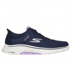 Navy Skechers Slip-ins: Go Walk 7 - Valin Women's Sneakers | YJAC-94823