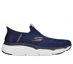 Navy Skechers Slip-ins: Max Cushioning - Advantageous Men's Sneakers | ASKL-40928