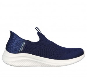 Navy Skechers Slip-ins: Ultra Flex 3.0 - Smooth Step Women's Sneakers | JFMO-34056