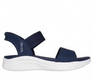 Navy Skechers Slip-ins: Ultra Flex 3.0 - Summerville Women's Sandals | TOIZ-81536