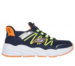 Navy Skechers Slip-ins - Turbo Tread Boys' Sneakers | JFWZ-20685