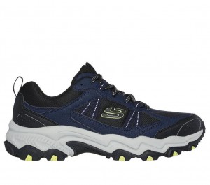 Navy Skechers Stamina At - Upper Stitch Men's Sneakers | FGWP-43156