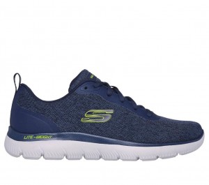 Navy Skechers Summits - Forrader Men's Sneakers | LBQD-73058