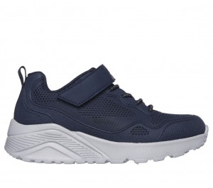 Navy Skechers Uno Lite - Worlo Boys' Sneakers | QFWD-51370