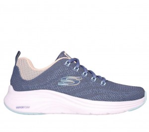 Navy Skechers Vapor Foam Women's Sneakers | MURK-54297