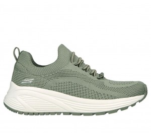 Olive Skechers Bobs Sport Sparrow 2.0 - Allegiance Crew Women's Sneakers | MGEX-46275