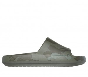 Olive Skechers Foamies: Arch Fit Horizon - Captain Men's Sandals | UGCB-87235