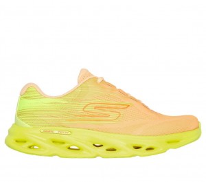 Orange Skechers Go Run Swirl Tech Speed - Ultimate Stride Women's Sneakers | HQFA-53178