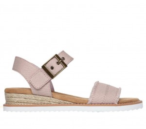 Pink Skechers Bobs Desert Kiss - Adobe Princess Women's Sandals | IBWR-78510