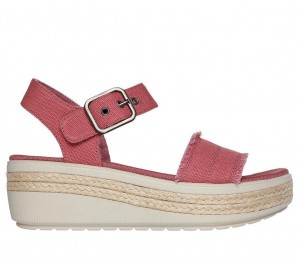 Pink Skechers Bobs Empress Women's Sandals | IWDC-19024