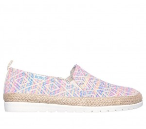 Pink Skechers Bobs Flexpadrille 3.0 - Sun Edit Women's Slip On | NLDQ-18563