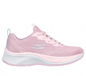 Pink Skechers Elite Sport - Radiant Squad Girls' Sneakers | KUWM-97216