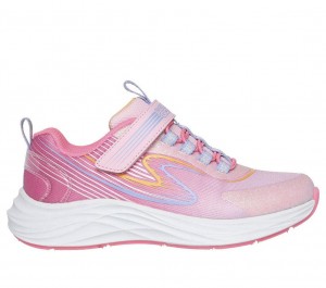 Pink Skechers Go Run Accelerate Girls' Sneakers | EAHK-29803