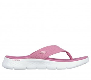 Pink Skechers Go Walk Flex - Splendor Women's Sandals | WRHA-36208