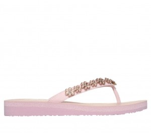 Pink Skechers Meditation - Daisy Crush Women's Sandals | OHLQ-42106