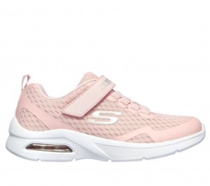 Pink Skechers Microspec Max Girls' Sneakers | APZS-92350