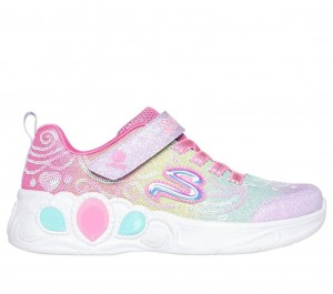 Pink Skechers Princess Wishes Girls' Sneakers | FOKJ-47068