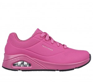 Pink Skechers Relaxed Fit: Uno Sr Women's Work Shoes | HOCA-53987