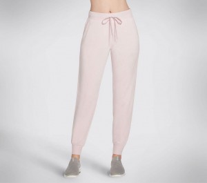 Pink Skechers Skechluxe Restful Jogger Women's Pants | QHXD-95136