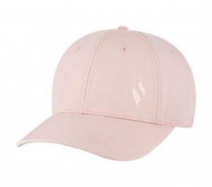 Pink Skechers Skech-shine Rose Gold Diamond Women's Hats | SGUN-15296