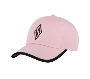 Pink Skechers Skechweave Diamond Colorblock Women's Hats | FNEG-16947