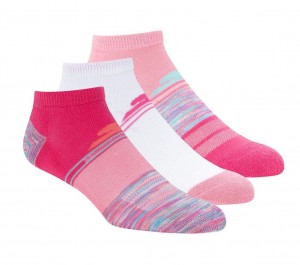 Pink Skechers Spacedye - 3 Pack Women's Socks | EXPD-14765