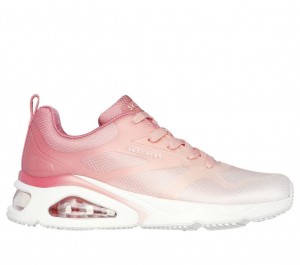 Pink Skechers Tres-air Uno - Brighten Up Women's Sneakers | VBNU-65278