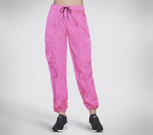 Pink Skechers Uno Cargo Women's Pants | PTWU-64170