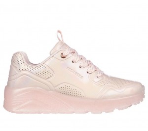 Pink Skechers Uno Ice - Prism Luxe Girls' Sneakers | YIRX-61058